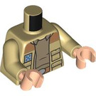 LEGO Tan Captain Antilles Minifig Torso (973 / 76382)