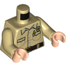 LEGO bronzer Chief Jim Hopper Minifig Torse (973 / 76382)