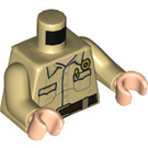 LEGO Beige Chief Jim Hopper Minifig Torso (973 / 76382)