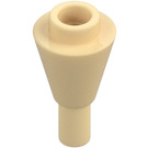 LEGO Beige Kegel 1 x 1 Invers mit Griff (11610)