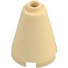 LEGO Beige Cono 2 x 2 x 2 (Perno aperto) (3942 / 14918)