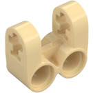 LEGO Beige Kreuz Block 2 x 2 Split (Achse / Twin Pin) (41678)