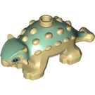 LEGO Beige Ankylosaurus Baby mit Aqua (68067)