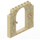LEGO Tan Door Frame 1 x 8 x 6 with Clips (40242)