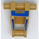 LEGO Tan Droid Torso with Blue Insignia (30375)