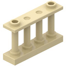 LEGO Beige Zaun Spindled 1 x 4 x 2 mit 2 oberen Bolzen (30055)