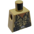 LEGO Beige German Soldat Torso ohne Arme (973)