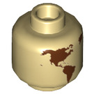 LEGO Tan Globe (Recessed Solid Stud) (3626 / 100637)