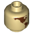 LEGO bronzer Globe (Goujon solide encastré) (3626 / 79608)