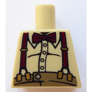 LEGO Zandbruin Grandpa Torso zonder armen (973)