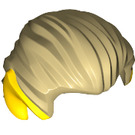 LEGO Bronzer Cheveux Balayé vers l'Arrière avec Jaune Elfe Oreilles (15162 / 93230)