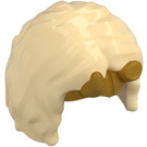 LEGO Tan Hair with Pearl Gold Tiara and Horns