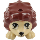 LEGO Tan Hedgehog with Reddish Brown Spikes (12203 / 98944)