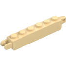 LEGO Beige Scharnier Stein 1 x 6 Verriegelt Doppelt (30388 / 53914)