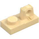 LEGO Tan Hinge Plate 1 x 2 Locking with Single Finger On Top (30383 / 53922)