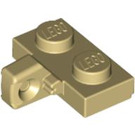 LEGO Tan Hinge Plate 1 x 2 with Vertical Locking Stub with Bottom Groove (44567 / 49716)