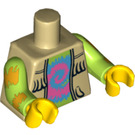 LEGO Beige Hippie Torso (973 / 88585)