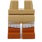 LEGO Tan Hips and Legs with Medium Dark Flesh Leather Boots (104662 / 109181)