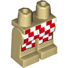 LEGO Beige Hot Hund Man Minifigure Hüften und Beine (3815 / 32790)