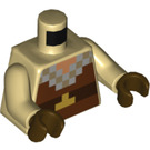 LEGO Zandbruin Huntress Minifig Torso (973 / 76382)