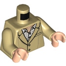 LEGO Tan Lex Luthor with Tan Suit Minifig Torso (973 / 76382)