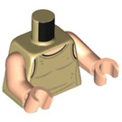 LEGO bronzer Luke Skywalker Dagobah Minifig Torse (973 / 76382)