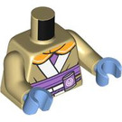 LEGO Tan Lys Solay Minifig Torso (973 / 76382)