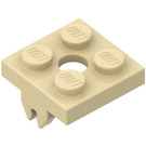 LEGO Tan Magnet Holder Plate 2 x 2 Bottom (30159)
