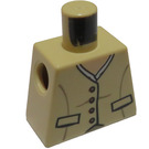 LEGO Beige Marion Ravenwood med Beige Antrekk Overkropp uten armer (973)