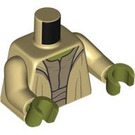 LEGO Beige Master Yoda Minifig Torso (973 / 76382)