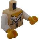 LEGO Beige Medievale Maid Busto (973 / 76382)