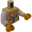 LEGO Zandbruin Medieval Maid Torso (973 / 76382)