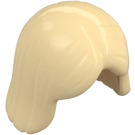 LEGO Beige Mittellanges Haar mit Mittelscheitel (4530 / 96859)