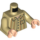 LEGO Zandbruin Minifig Torso (973 / 76382)