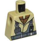 LEGO Tan Minifig Torso without Arms with Naboo Fighter Pilot (973)