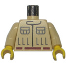 LEGO Tan Minifigure Torso Rebel Mechanic (973)