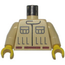 LEGO Beige Minifigur Torso Rebel Mekaniker (973 / 73403)