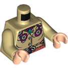 LEGO Tan Molly Weasley Minifig Torso (973 / 76382)