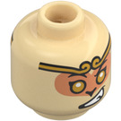 LEGO Tan Monkey King Minifigure Head (Recessed Solid Stud) (3626 / 101453)