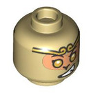 LEGO Tan Monkey King Minifigure Head (Recessed Solid Stud) (3626 / 101453)