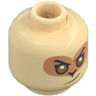 LEGO Tan Monkey King Minifigure Head (Safety Stud) (3274 / 105487)