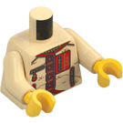 LEGO Beige Mr. Tang Minifigure Busto (973 / 76382)