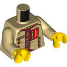 LEGO Beige Mr. Tang Minifig Torso (973 / 76382)