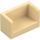 LEGO Beige Paneel 1 x 2 x 1 mit geschlossen Ecken (23969 / 35391)