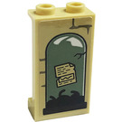 LEGO bronzer Panneau 1 x 2 x 3 avec Jars, Labels, Araignée Autocollant avec supports latéraux - tenons creux (35340)
