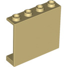 LEGO Tan Panel 1 x 4 x 3 without Side Supports, Hollow Studs (4215 / 30007)