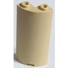 LEGO Beige Pannello 2 x 2 x 5 Parete Curvo (30987)