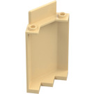 LEGO Tan Panel 3 x 3 x 6 Corner Wall without Bottom Indentations (87421)