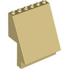 LEGO Beige Paneel 6 x 4 x 6 Sloped (30156)