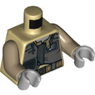 LEGO Beige Pao Minifig Torso (973 / 76382)